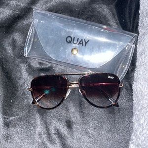 Brown quay aviator sunglasses